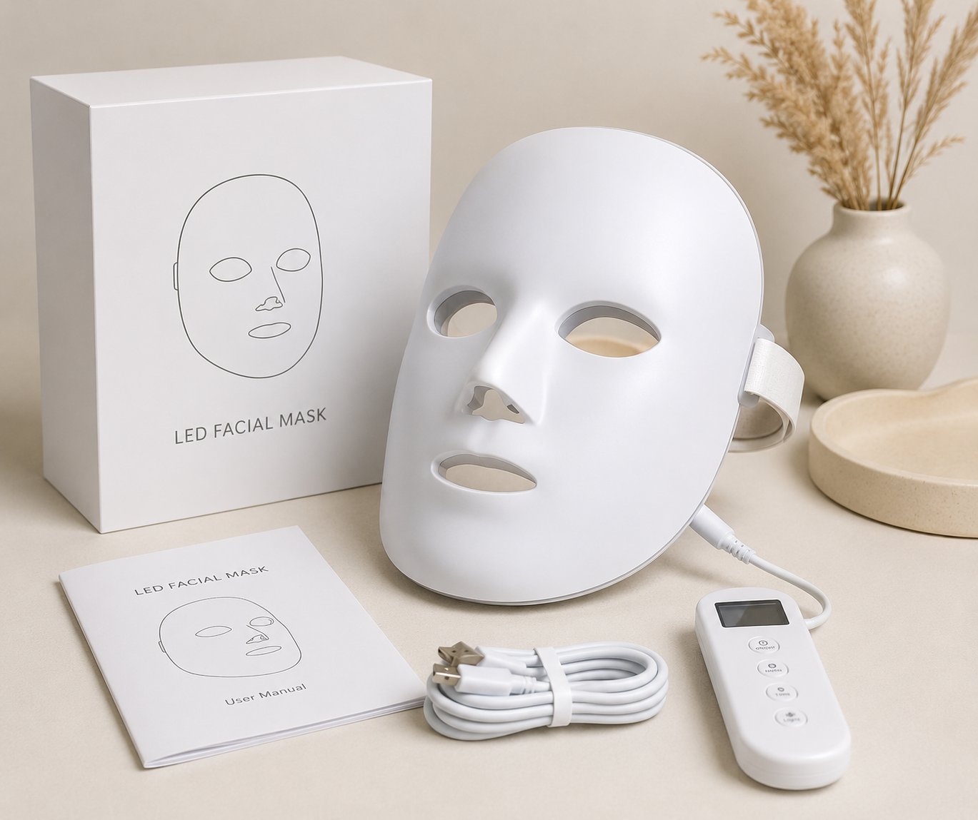 Masque LED Visage Intelligent