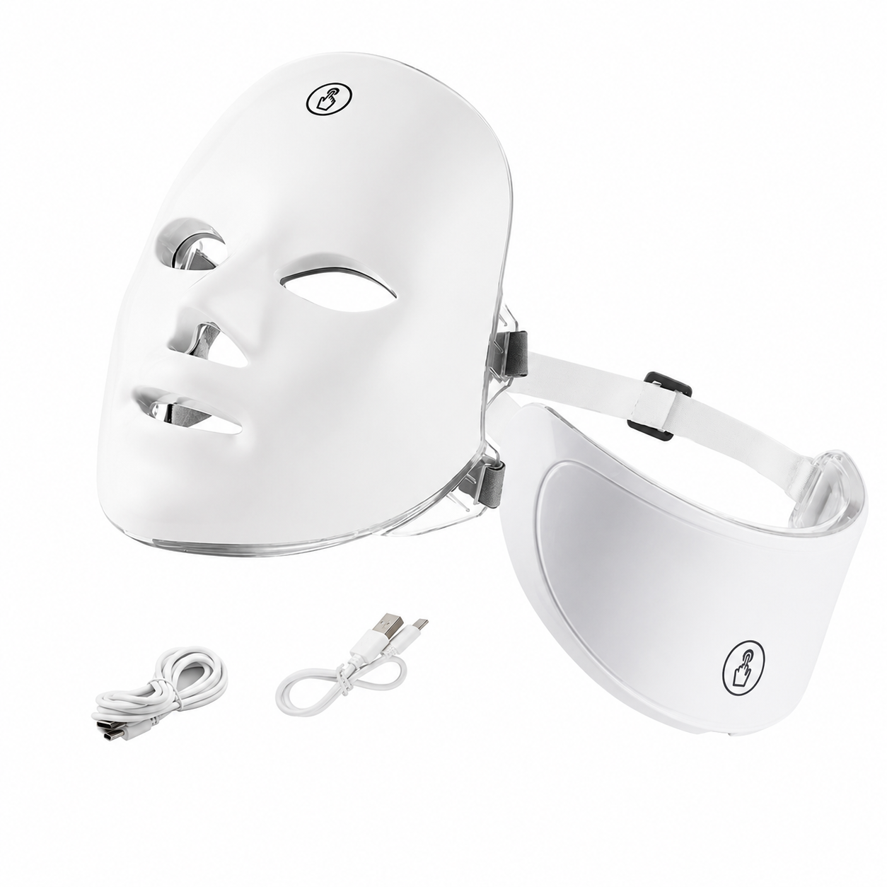 Masque LED Visage & Cou 7 Couleurs – Soin Anti-Âge et Régénération de la Peau